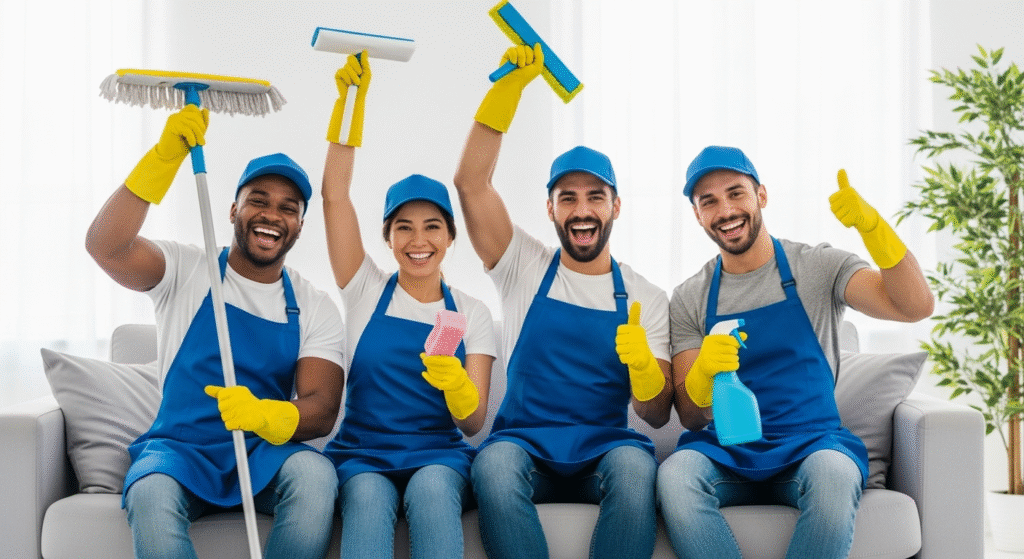 Banner Equipe Limpeza